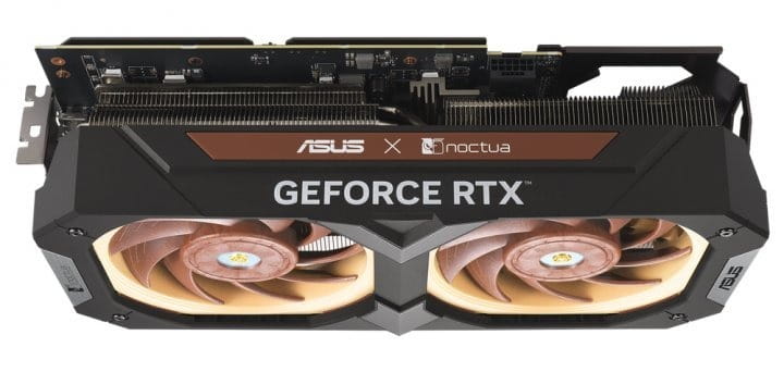 Видеокарта GF RTX 4080 16GB GDDR6X Noctua OC Asus (RTX4080-O16G-NOCTUA)