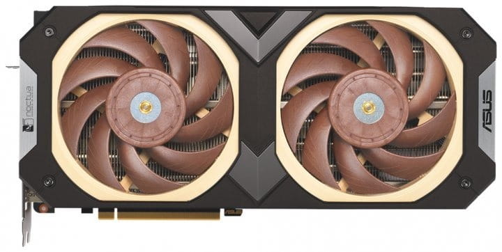 Видеокарта GF RTX 4080 16GB GDDR6X Noctua OC Asus (RTX4080-O16G-NOCTUA)