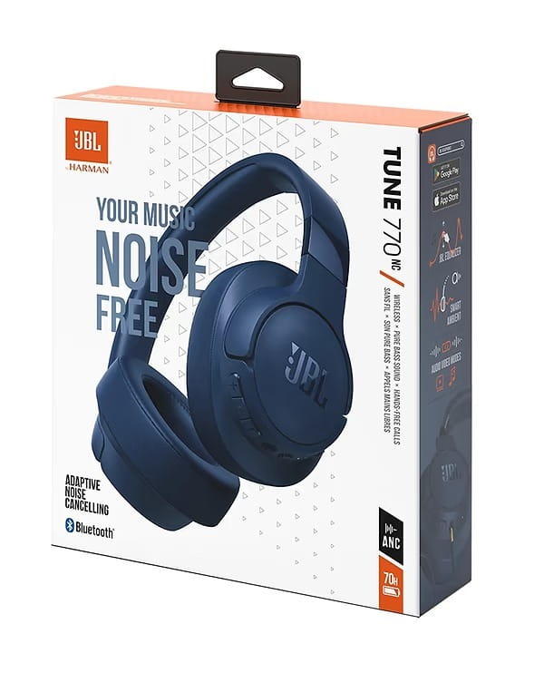 Bluetooth-гарнітура JBL T770 NC Blue (JBLT770NCBLU)