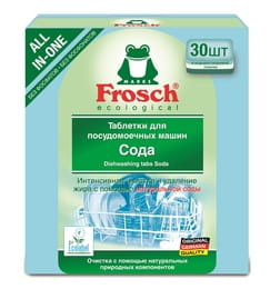 Таблетки для мытья посуды Frosch Сода 30х20г (4009175191908)