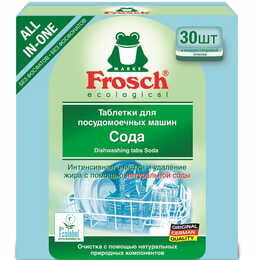 Таблетки для мытья посуды Frosch Сода 30х20г (4009175191908)
