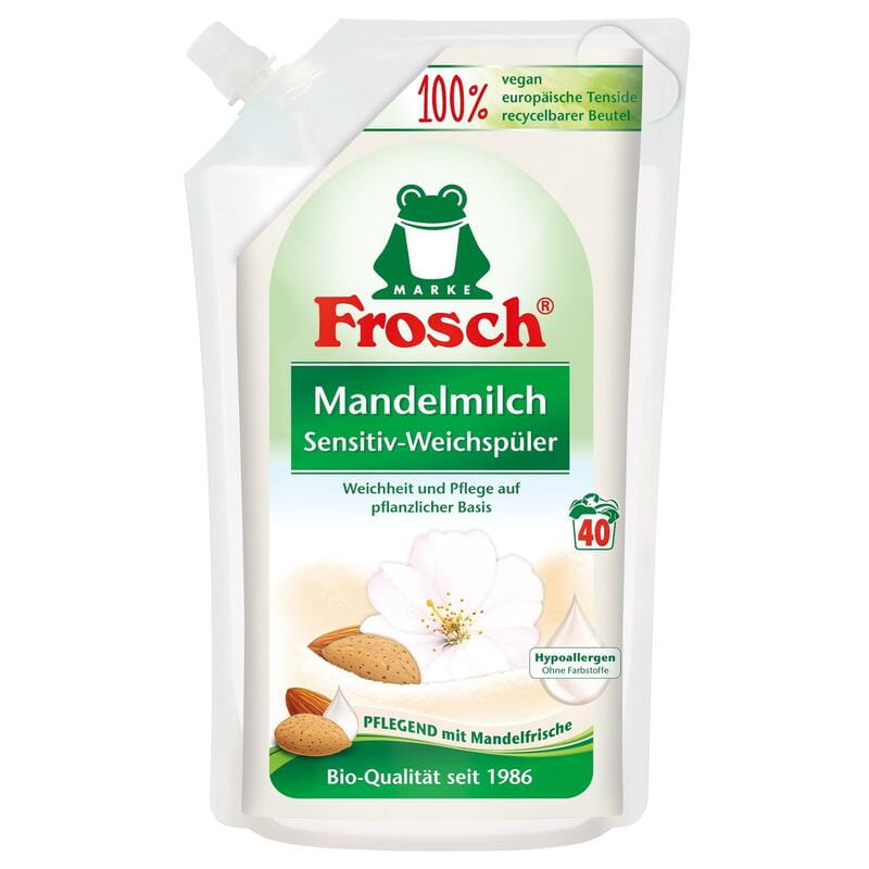 Кондиционер - ополаскиватель Frosch Миндальное Молочко 1 л (4001499957536)