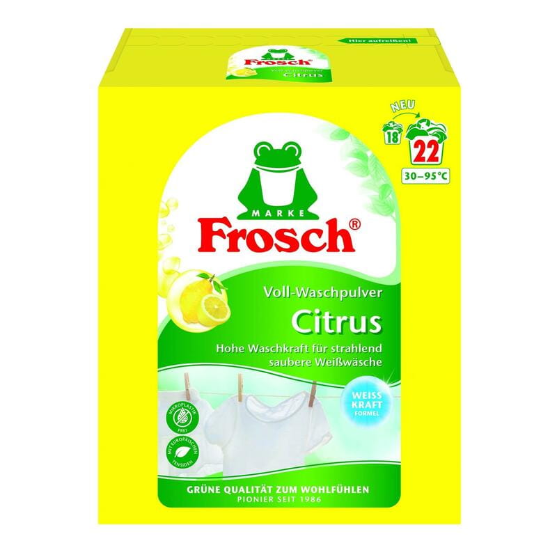 Стиральный порошок-концентрат Frosch Цитрус 1450 г (4001499960260)