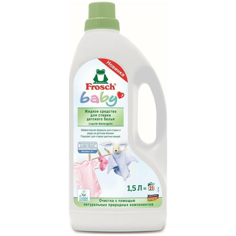 Гель для стирки Frosch Baby 1.5 л (4009175924087)
