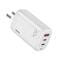 Фото - Мережевий зарядний пристрій Remax Ligil Series 65W PD + QC Fast Charger White (RP-U55) | click.ua