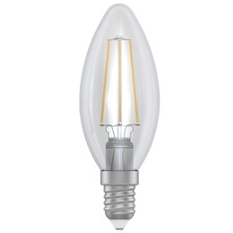 Лампа светодиодная свеча ретро Electrum Filament 4W E14 4000K (A-LC-1367)