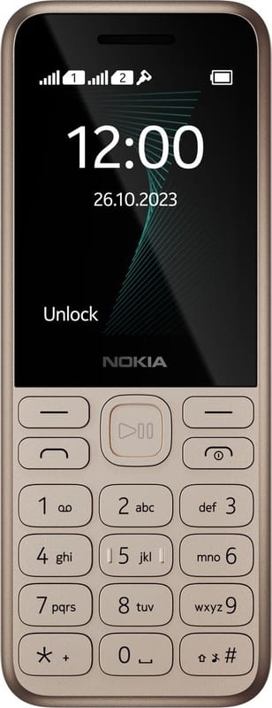 Мобильный телефон Nokia 130 2023 Dual Sim Light Gold