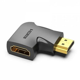 Адаптер Vention HDMI - HDMI (F/M), кутовий, Black (AIPBO)