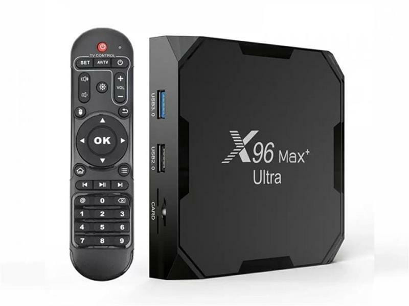 HD медіаплеєр X96 MAX+ Ultra Android TV (905x4/4GB/64GB)