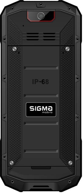 Мобильный телефон Sigma mobile X-treme PA68 Dual Sim Black/Red (4827798466520)