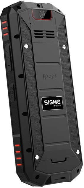 Мобильный телефон Sigma mobile X-treme PA68 Dual Sim Black/Red (4827798466520)