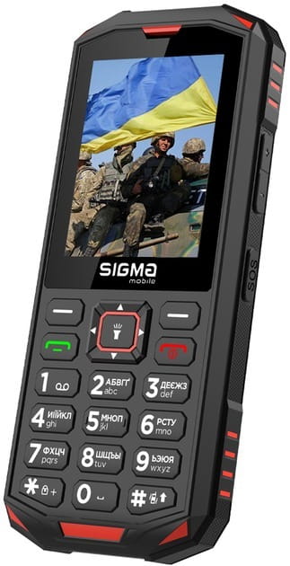 Мобильный телефон Sigma mobile X-treme PA68 Dual Sim Black/Red (4827798466520)