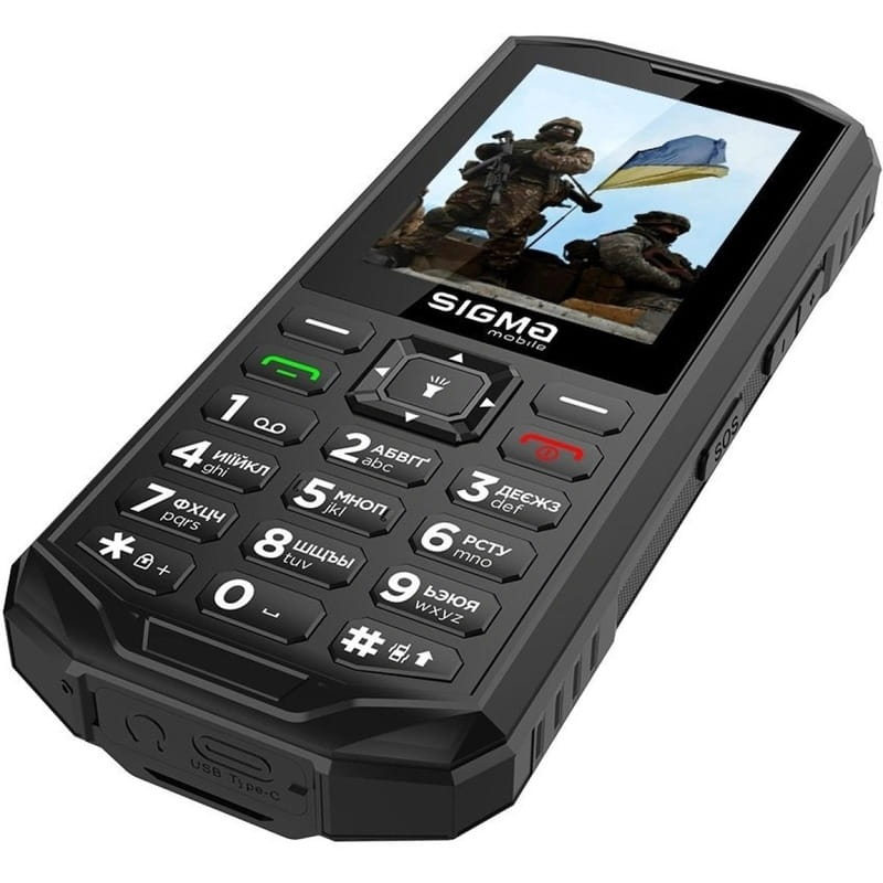 Мобильный телефон Sigma mobile X-treme PA68 Dual Sim Black (4827798466513)