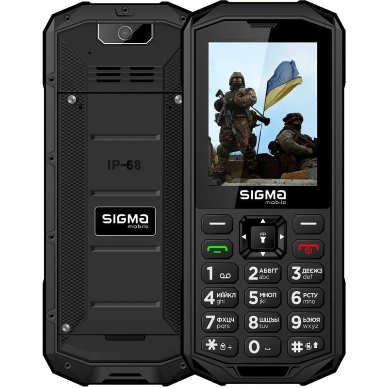 Мобильный телефон Sigma mobile X-treme PA68 Dual Sim Black (4827798466513)