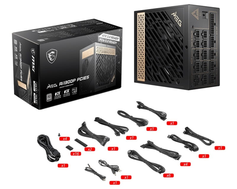 Блок питания MSI MEG Ai1300P PCIE5 1300W