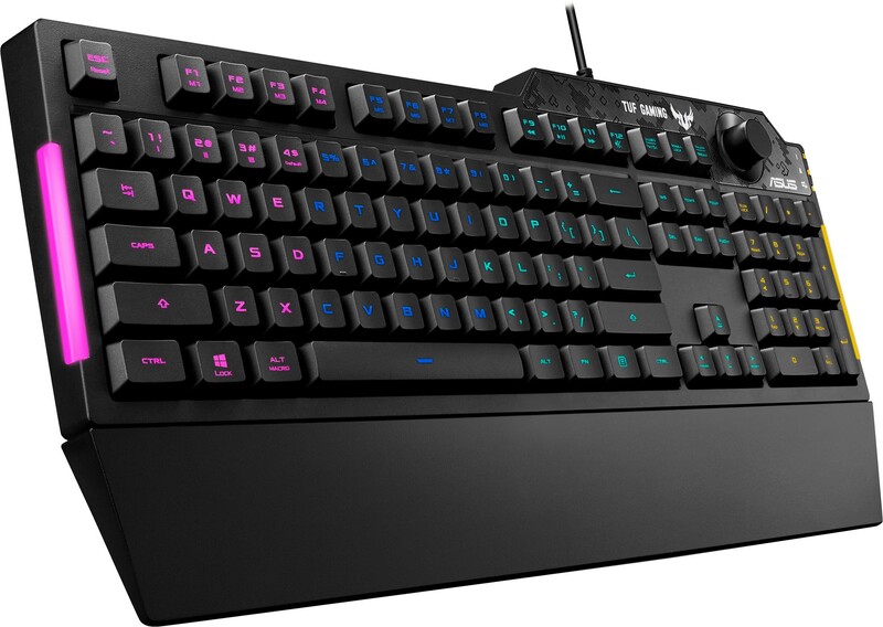 Клавиатура Asus TUF Gaming K1 USB Black UKR (90MP01X0-BKMA00)