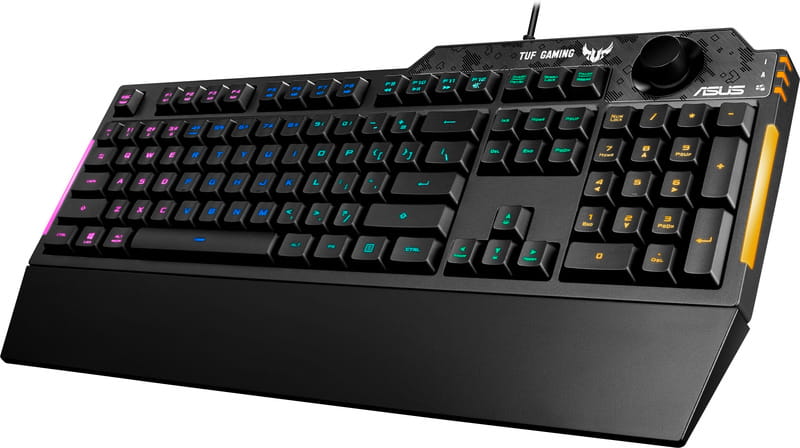 Клавиатура Asus TUF Gaming K1 USB Black UKR (90MP01X0-BKMA00)