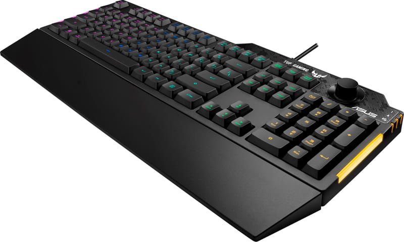 Клавиатура Asus TUF Gaming K1 USB Black UKR (90MP01X0-BKMA00)