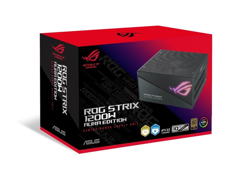 Блок питания Asus ROG STRIX PCIE5 1200W Gold Aura Edition (90YE00P0-B0NA00)
