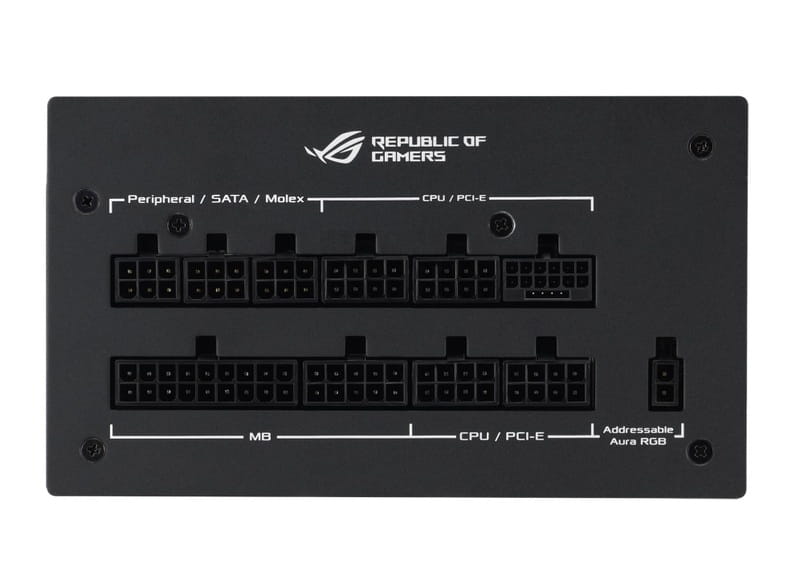 Блок питания Asus ROG STRIX PCIE5 1200W Gold Aura Edition (90YE00P0-B0NA00)