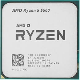 Купити Процесор AMD Ryzen 5 5500 (3.6GHz 16MB 65W AM4) Tray (100-000000457) Процесор AMD Ryzen 5 5500 (3.6GHz 16MB 65W AM4) Tray (100-000000457)