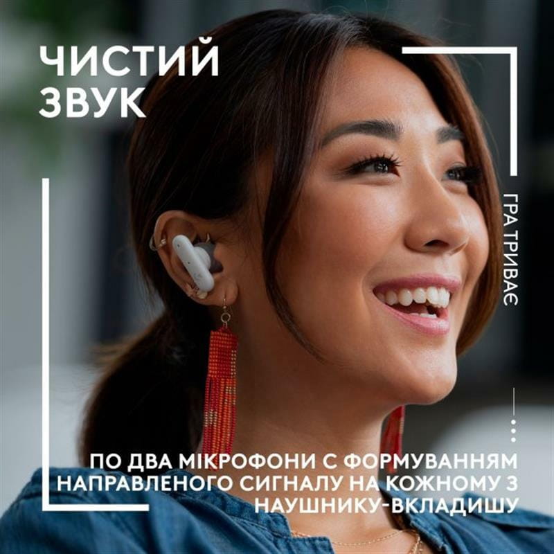 Гарнитура Logitech FITS True Wireless Gaming Earbuds Black (985-001182)