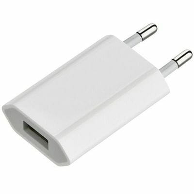 Сетевое зарядное устройство Apple iPod/iPhone (1USBx1A) 1000mAh White (D02089)