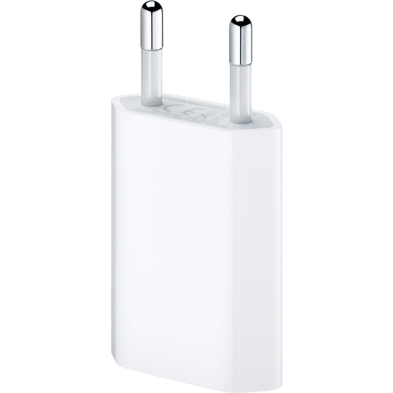 Сетевое зарядное устройство Apple iPod/iPhone (1USBx1A) 1000mAh White (D02089)