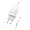 Фото - Зарядное устройство Hoco C72A Glorious (1USB, 2.1А) White (6931474713001) + кабель MicroUSB | click.ua