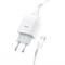 Фото - Зарядное устройство Hoco C73A Glorious (2USB, 2.4А) White (6931474713070) + кабель Type-C | click.ua