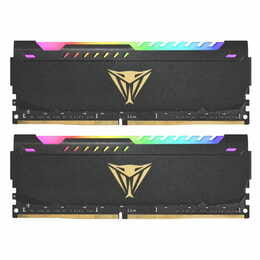 Модуль памяти DDR4 2x16GB/3200 Patriot Viper Steel RGB Black (PVSR432G320C8K)