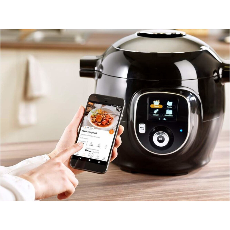 Мультиварка-скороварка Tefal Cook4me+ Connect CY855830