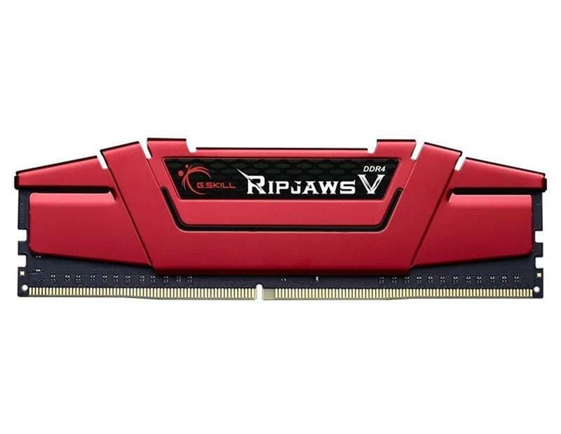 Модуль пам`ятi DDR4 2x8GB/2666 G.Skill Ripjaws V Red (F4-2666C19D-16GVR)