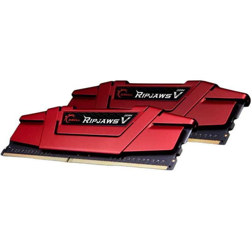 Модуль пам`ятi DDR4 2x8GB/2666 G.Skill Ripjaws V Red (F4-2666C19D-16GVR)
