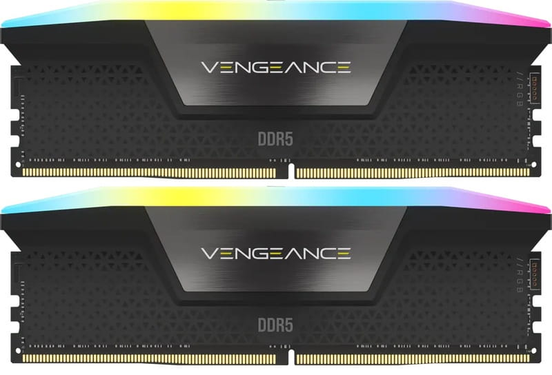 Модуль пам`ятi DDR5 2x16GB/5200 Corsair Vengeance RGB Black (CMH32GX5M2B5200Z40K)