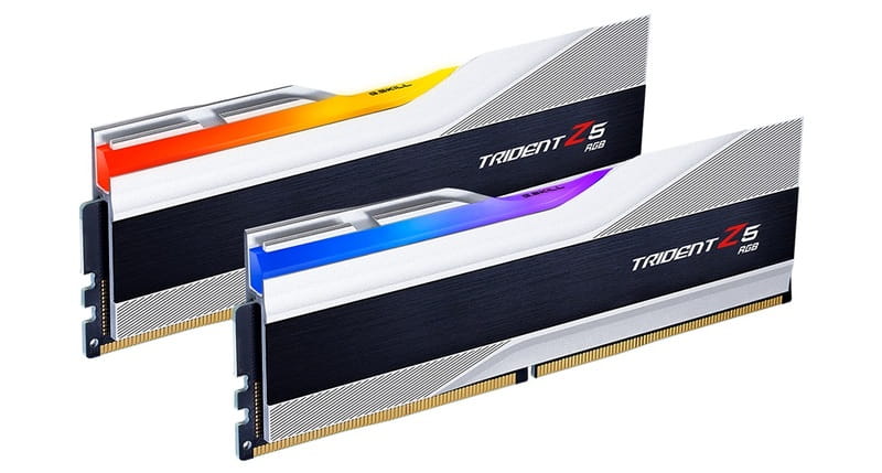 Модуль пам`ятi DDR5 2x16GB/6000 G.Skill Trident Z5 RGB Silver (F5-6000J3040F16GX2-TZ5RS)