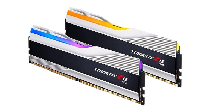 Модуль памяти DDR5 2x16GB/6000 G.Skill Trident Z5 RGB Silver (F5-6000J3040F16GX2-TZ5RS)