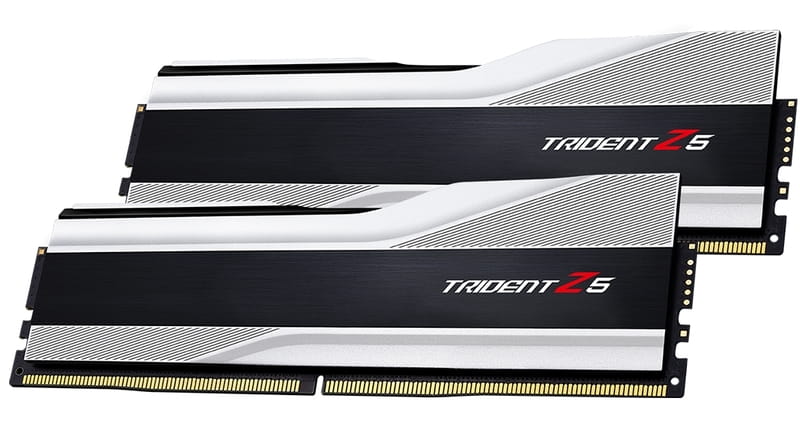 Модуль памяти DDR5 2x16GB/6000 G.Skill Trident Z5 Silver (F5-6000J3040F16GX2-TZ5S)