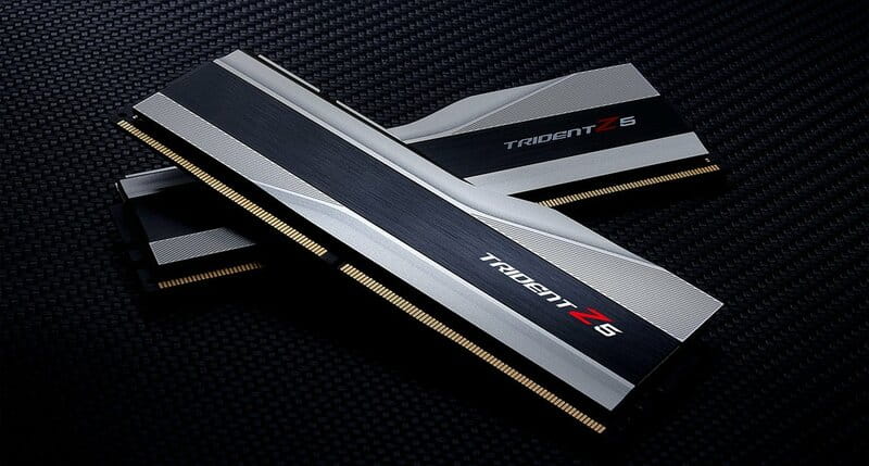 Модуль памяти DDR5 2x16GB/6000 G.Skill Trident Z5 Silver (F5-6000J3040F16GX2-TZ5S)