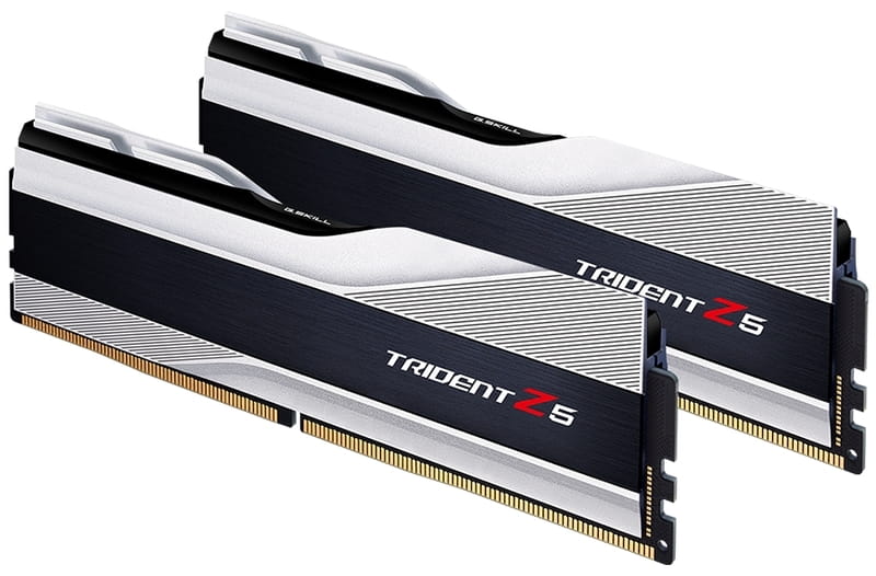 Модуль памяти DDR5 2x16GB/6000 G.Skill Trident Z5 Silver (F5-6000J3040F16GX2-TZ5S)