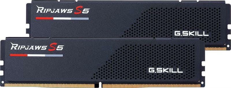 Модуль пам`ятi DDR5 2x16GB/6400 G.Skill Ripjaws S5 Black (F5-6400J3239G16GX2-RS5K)