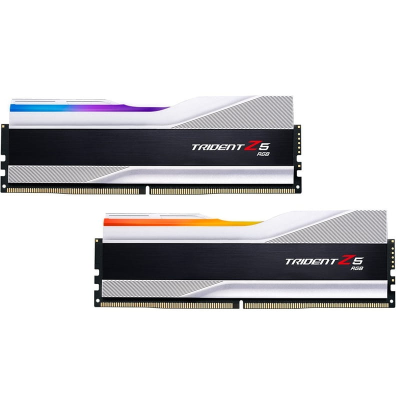 Модуль памяти DDR5 2x16GB/6400 G.Skill Trident Z5 RGB Silver (F5-6400J3239G16GX2-TZ5RS)