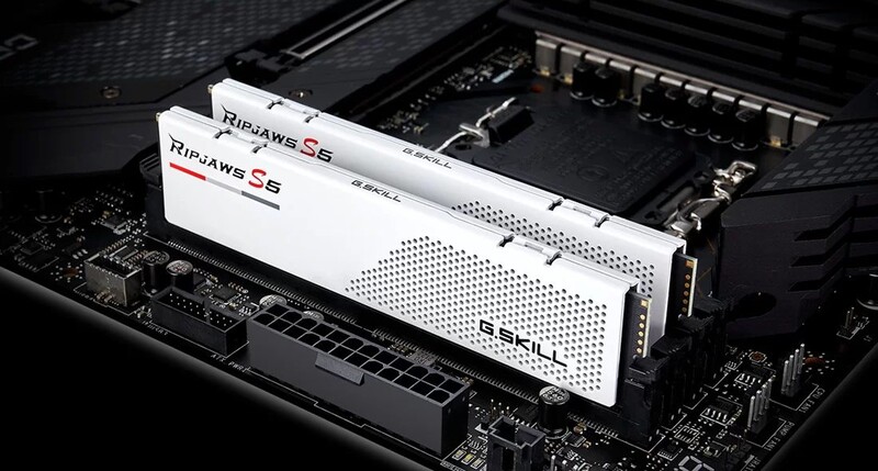 Модуль памяти DDR5 2x16GB/5200 G.Skill Ripjaws S5 White (F5-5200J3636C16GX2-RS5W)