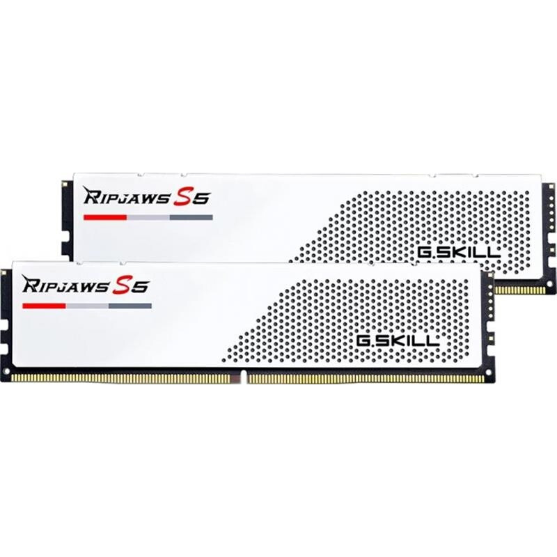 Модуль памяти DDR5 2x16GB/5200 G.Skill Ripjaws S5 White (F5-5200J3636C16GX2-RS5W)