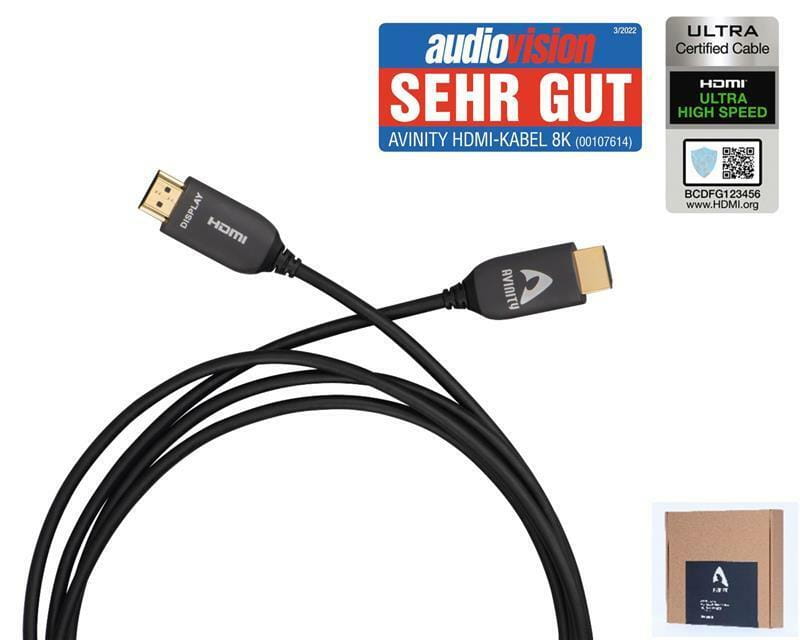 Кабель Hama Avinity Active Optical 8K HDMI - HDMI (M/M), 15 м, Black (107615)