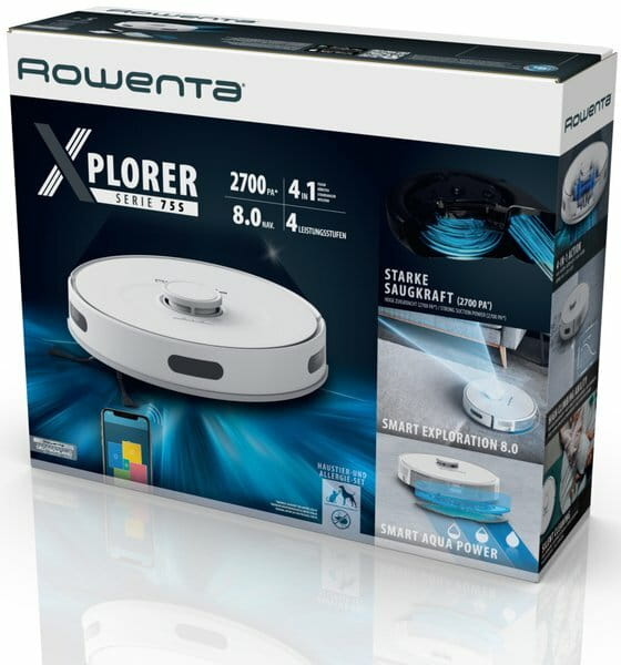 Робот-пылесос Rowenta X-Plorer Serie 75 S RR8577WH