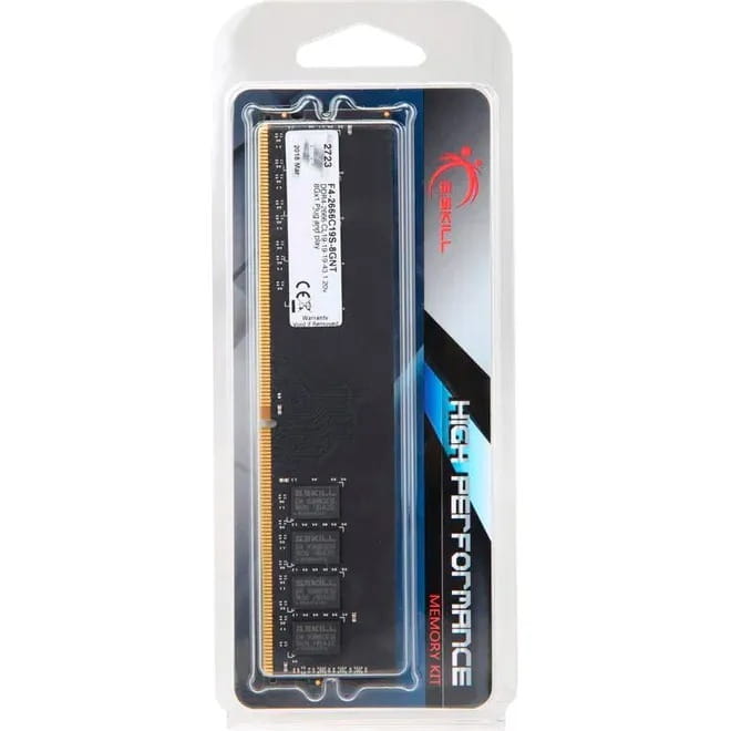 Модуль памяти DDR4 8GB/2666 G.Skill Value (F4-2666C19S-8GNT)