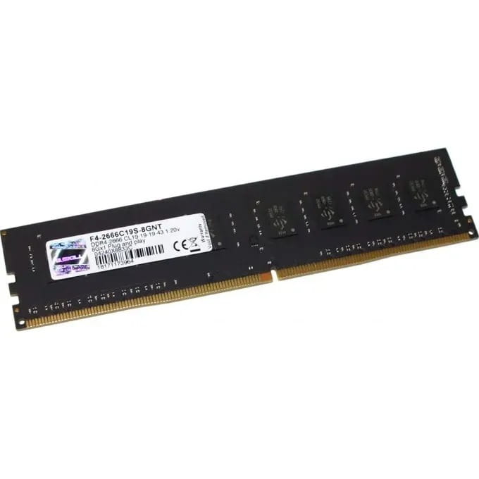 Модуль памяти DDR4 8GB/2666 G.Skill Value (F4-2666C19S-8GNT)