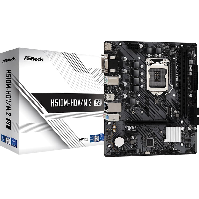 Материнская плата ASRock H510M-HDV/M.2 SE Socket 1200