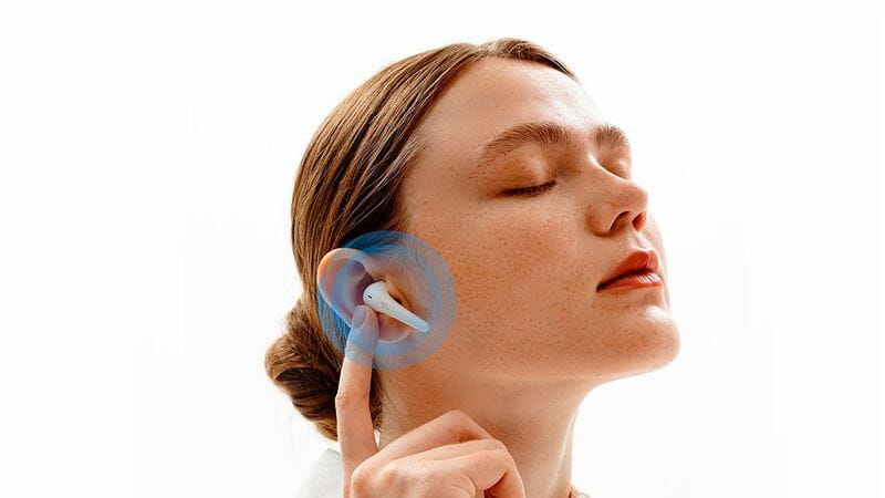 Bluetooth-гарнитура 1More ComfoBuds 2 TWS ES303 Mica White (879509)